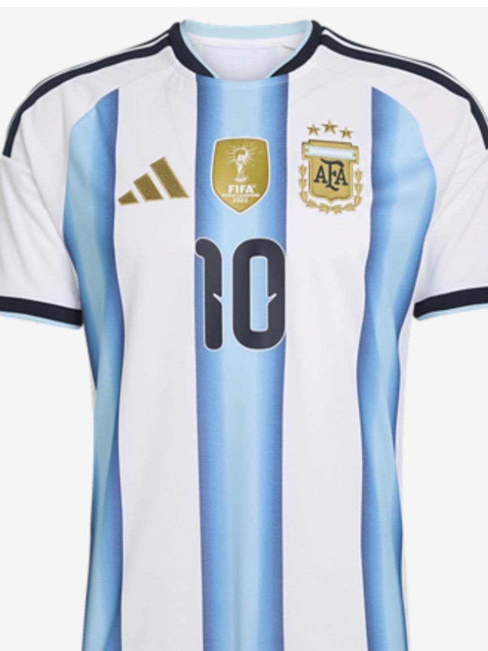 adidas Messi Argentina Home Jersey - White & Sky Blue